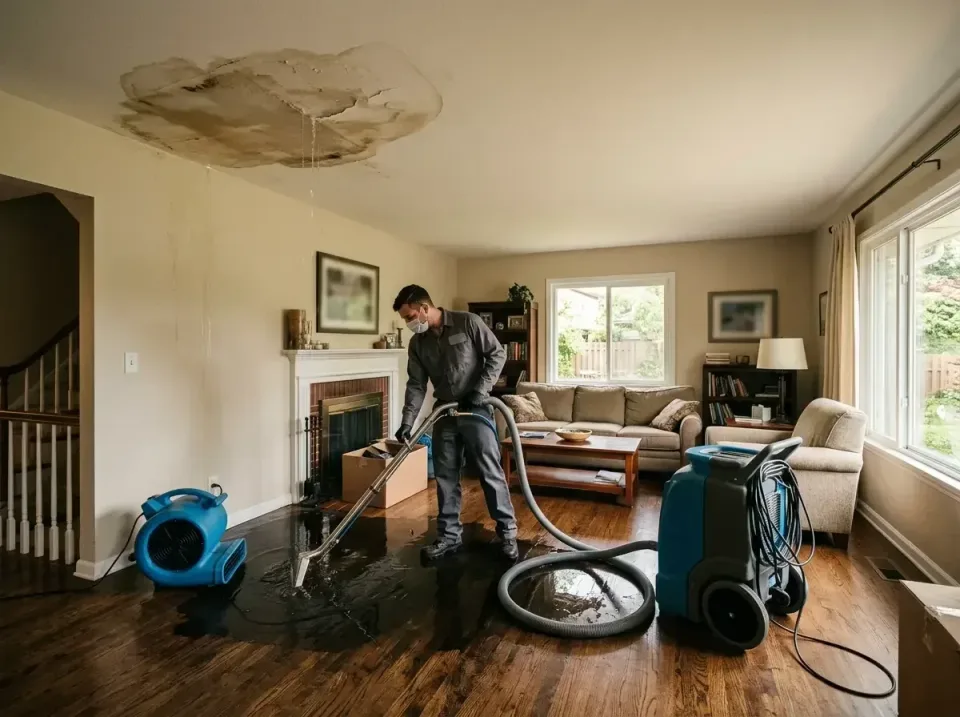 attic-pipe-burst-ceiling-drip-008 — frequently asked questions, Water Damage Restoration & Carpet Care in Silver Spring, MD